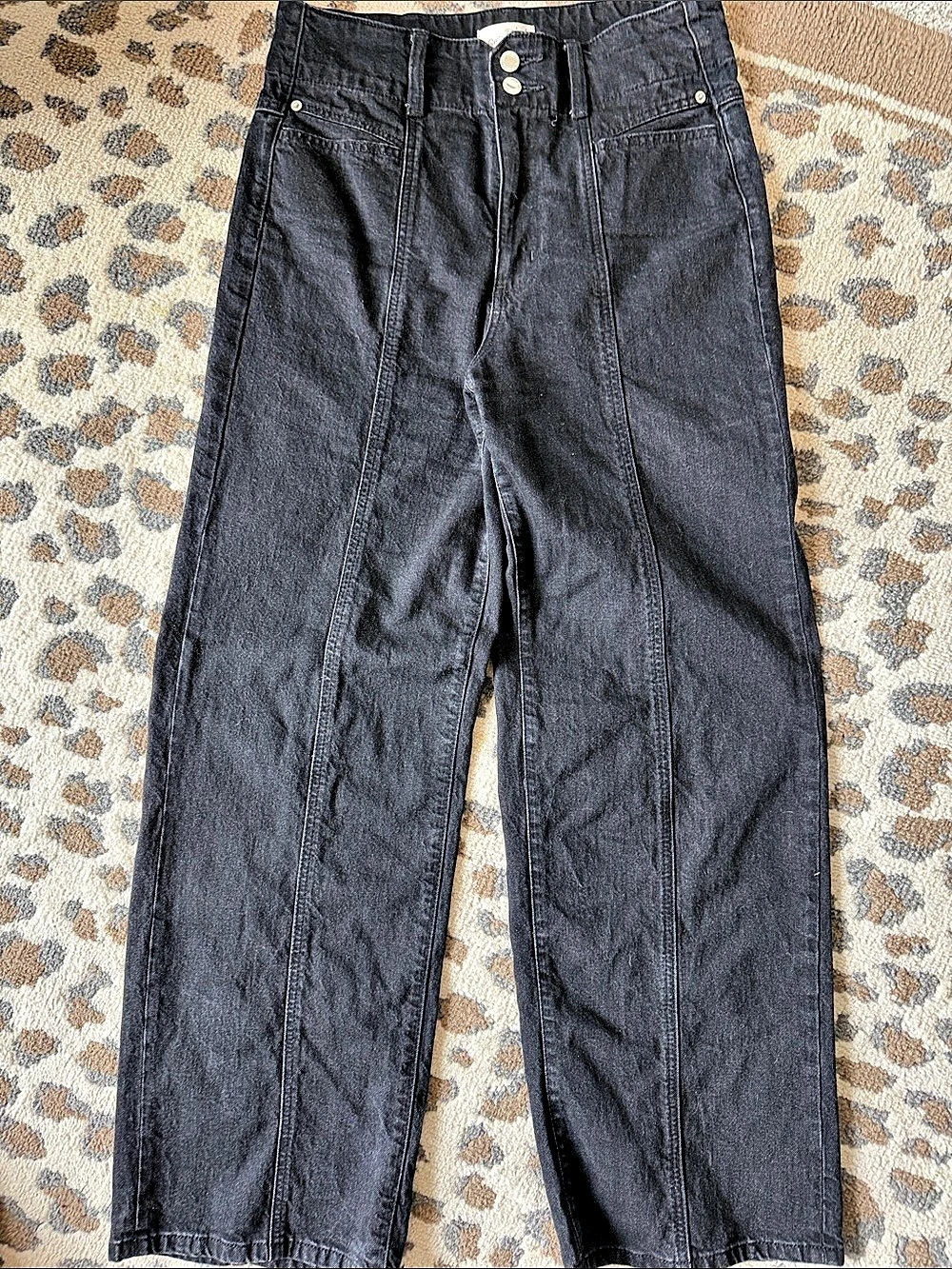 Universal Thread Straight Leg Jeans Black Size 10R